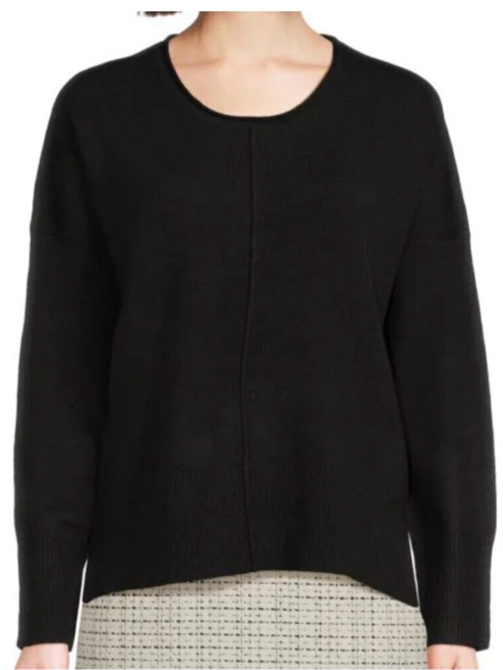 French Connection Black Della Vhari Sweater